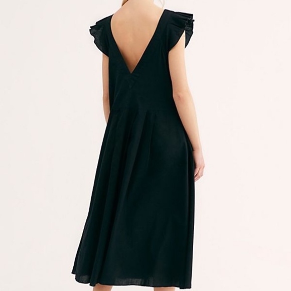 delora fitted mock neck midi dress